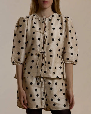 Ivory Base Polka Dot