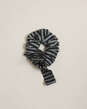Black and Silver Pinstripe