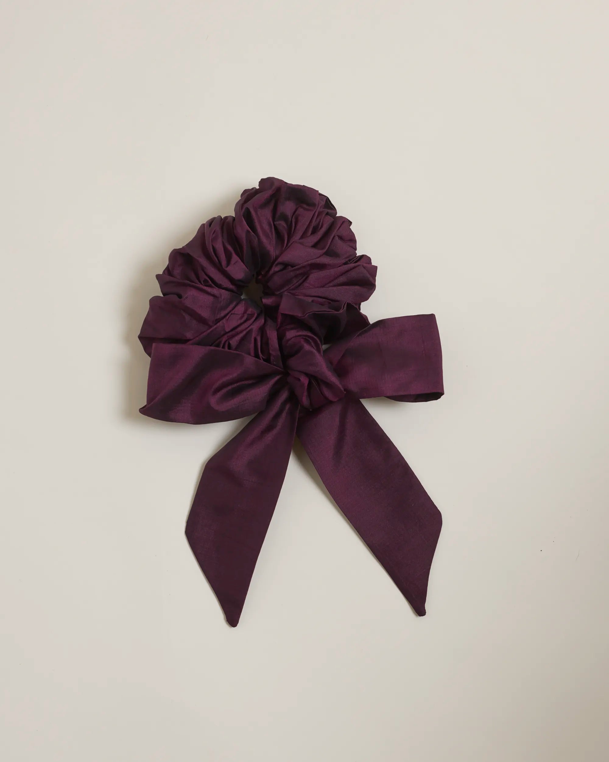 Laipich Bow Scrunchie - Pure Silk