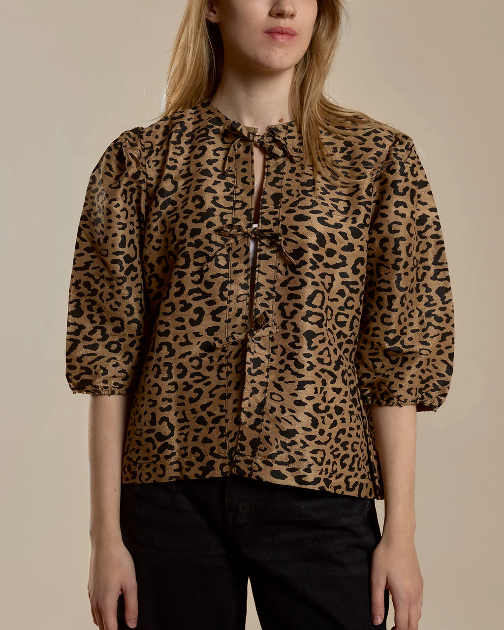 Maly Top - Patterned Silk