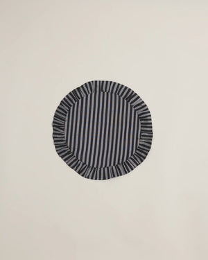 Black and Silver Pinstripe