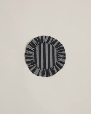 Black and Silver Pinstripe