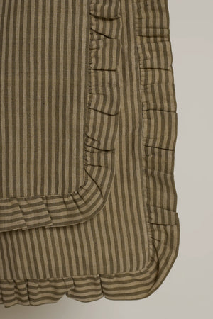 Khaki Pinstripe