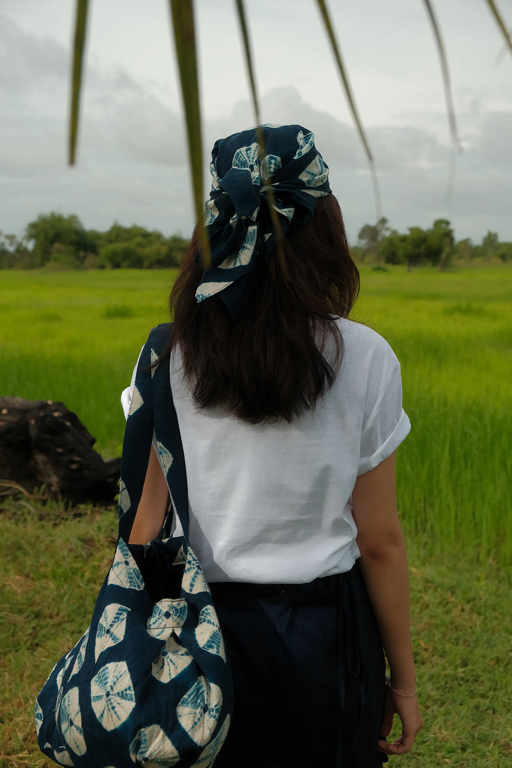 Kanika Headscarf - Patterned Silk