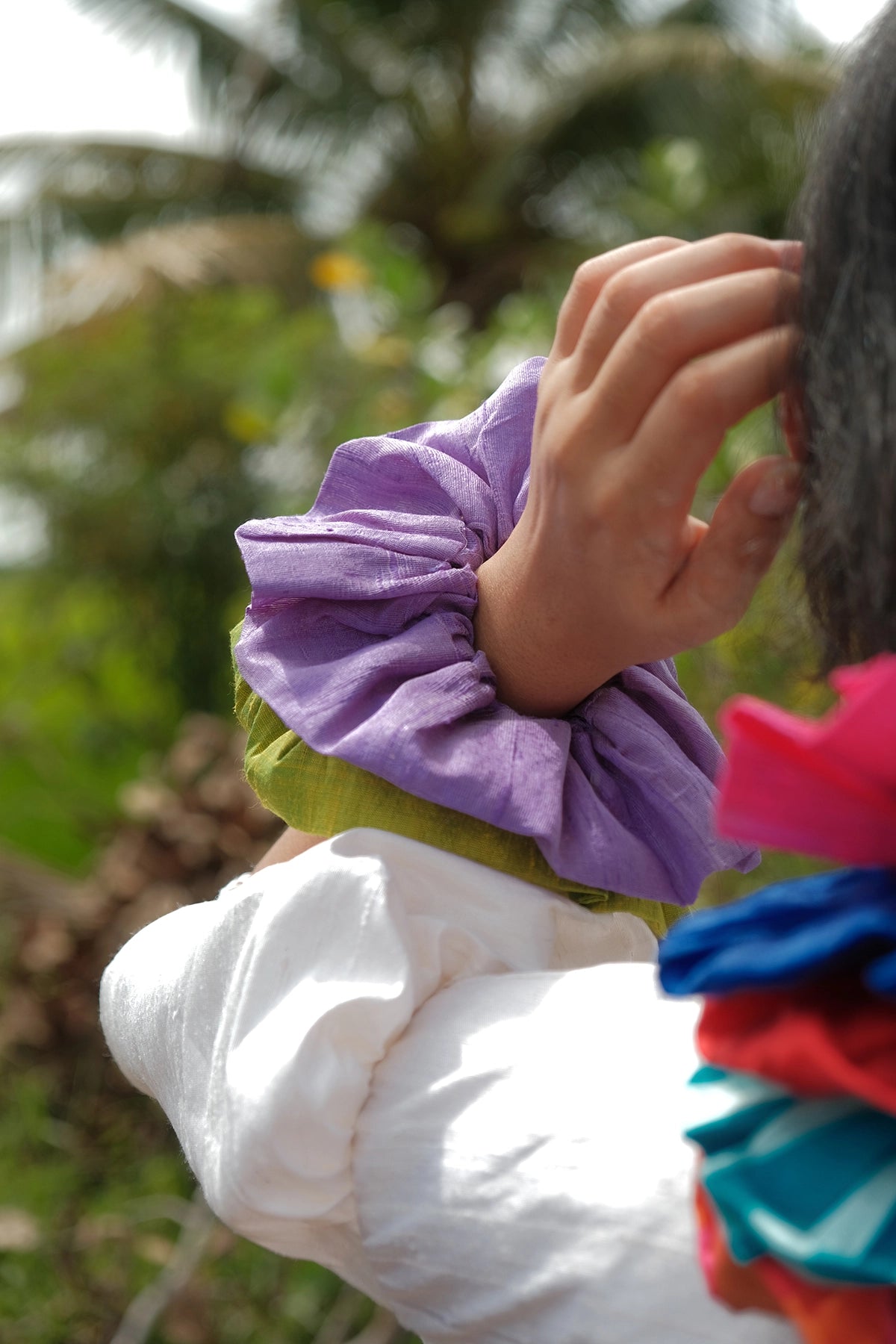 Saly Scrunchie - Pure Silk