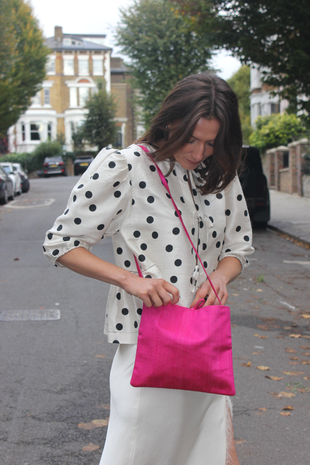 Monika Multiway Silk Clutch