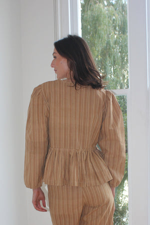 Oat Pinstripe