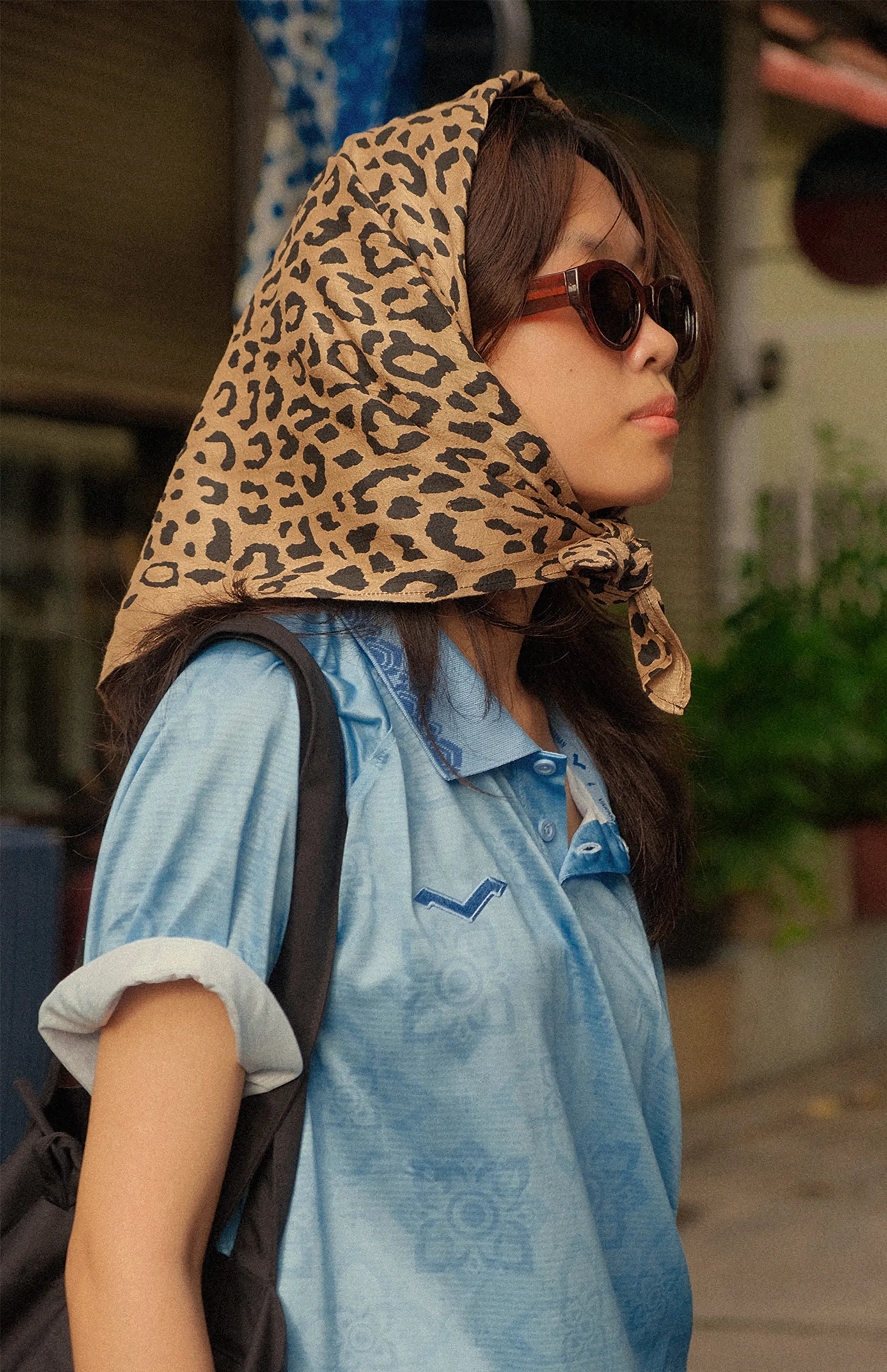 Kanika Headscarf - Patterned Silk