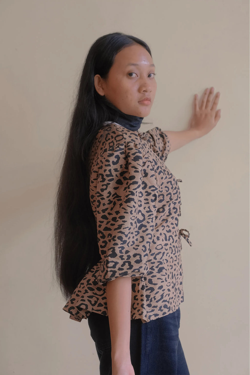 Maly Top - Patterned Silk