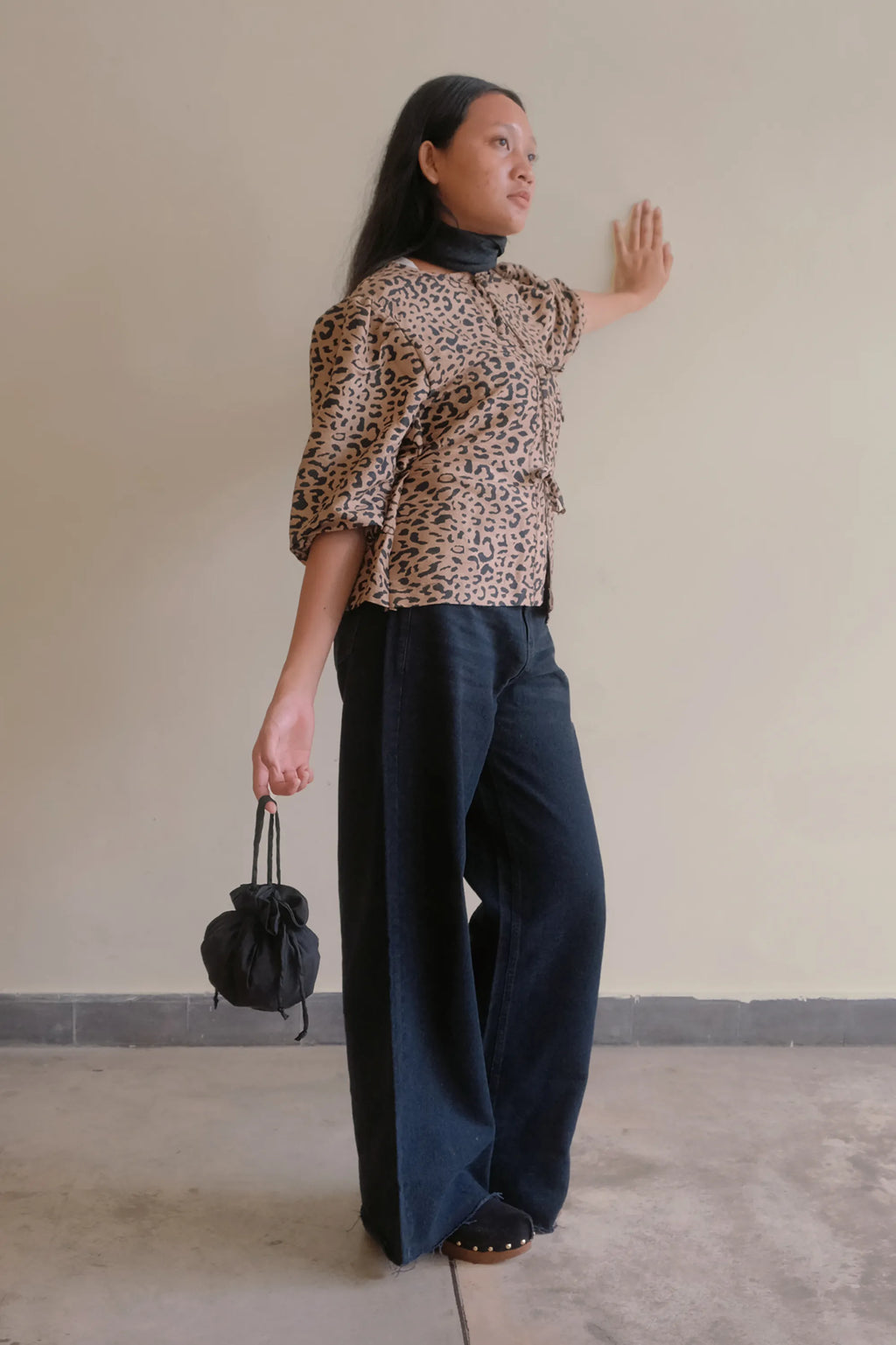 Maly Top - Patterned Silk