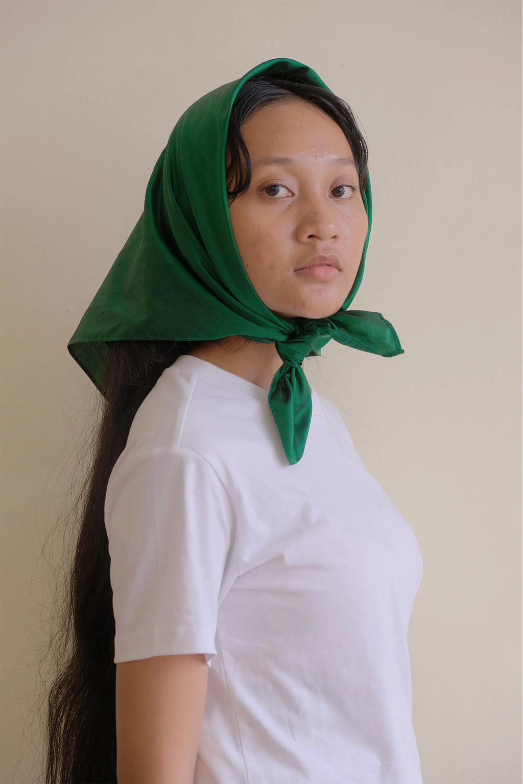 Kanika Headscarf - Solid Silk