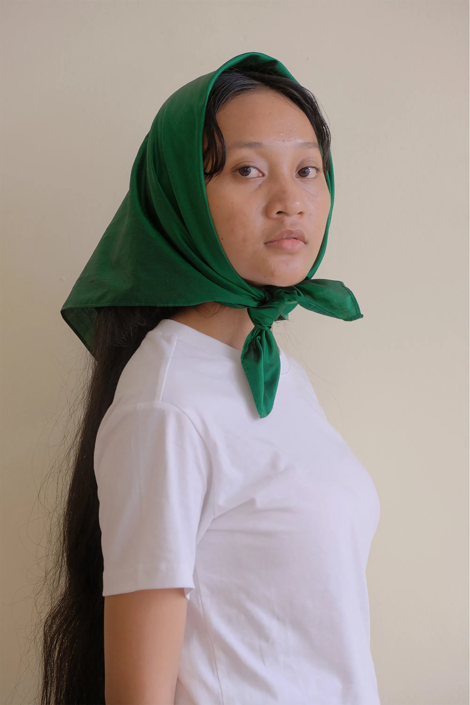 Kanika Headscarf - Solid Silk