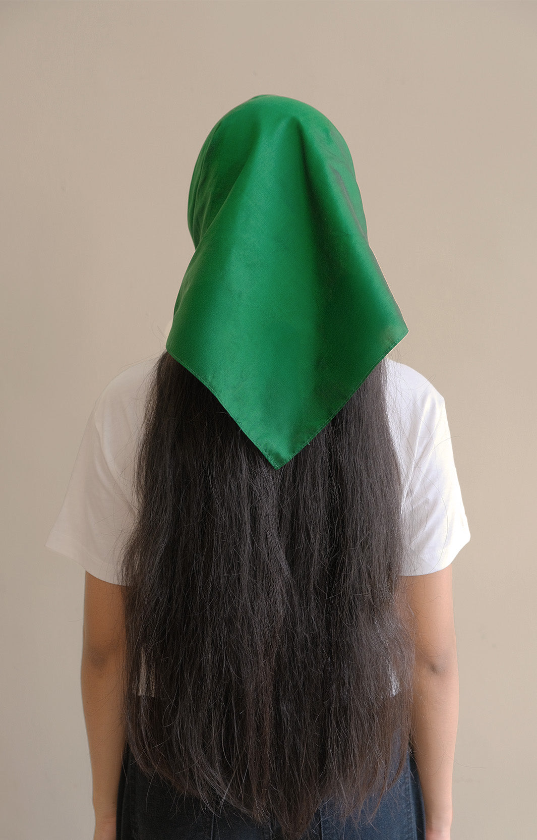 Kanika Headscarf - Solid Silk