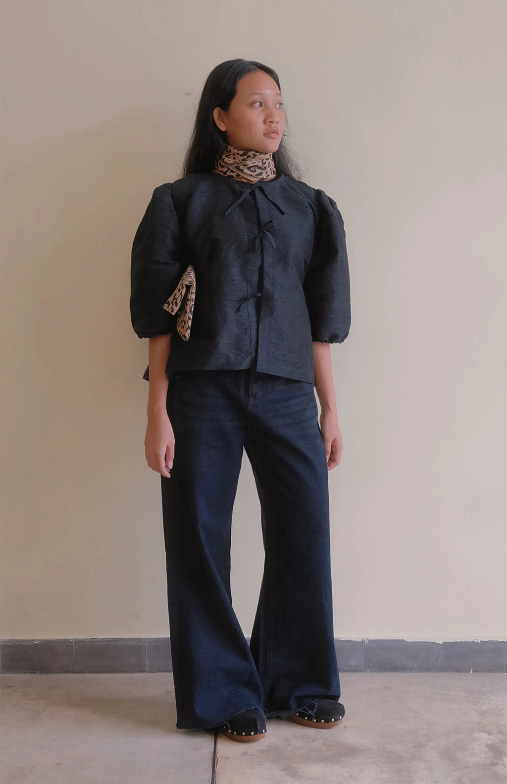 Kanika Headscarf - Patterned Silk