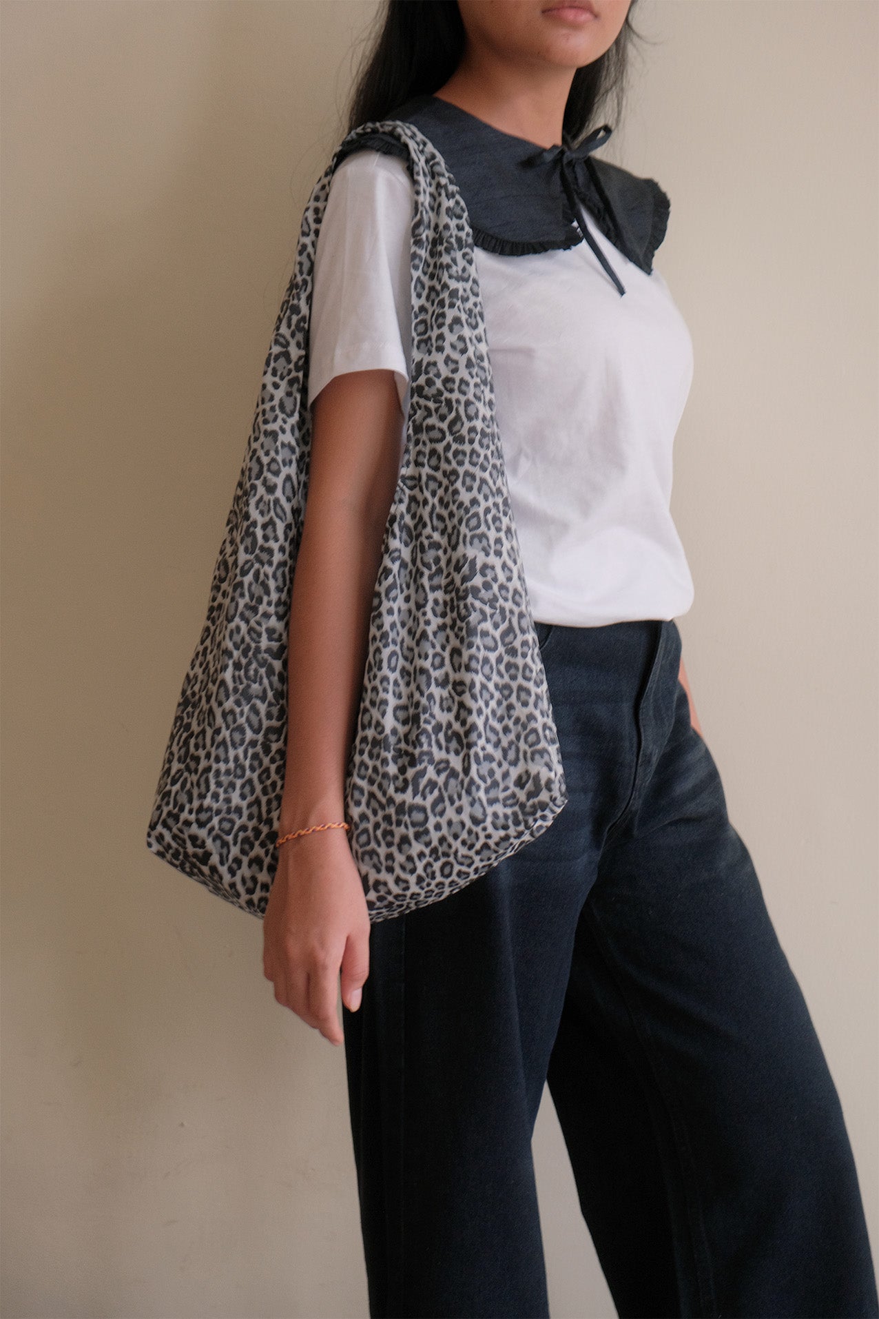 Raksmey Slouch Bag - Upcycled Polyester